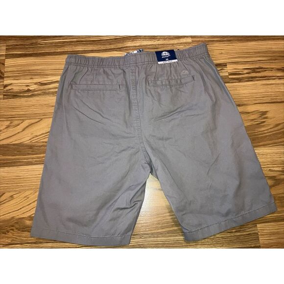 Mens Havana Jim Grey Shorts Size 32 Chino Flat Front Draw String MSRP $50 - Picture 2 of 4
